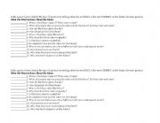 English Worksheet: Fat vs. Skinny Questions