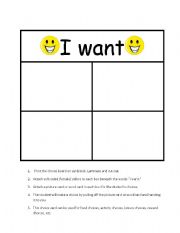 English Worksheet: Choice