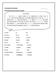 English worksheet: Get your bike! (Vocabulary and Comrehension)
