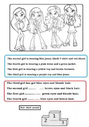 COLOURS~CLOTHES~ORDINAL NUMBERS~HAVE GOT