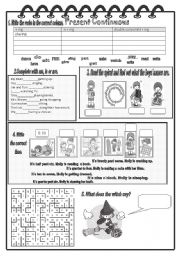 English Worksheet: Present Continuous