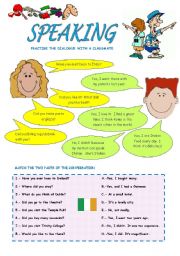 English Worksheet: SPEAKING