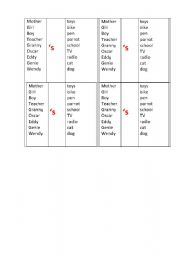 English worksheet: Possessives