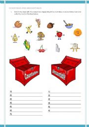 English Worksheet: COUNTABLE AND UNCOUNTABLE