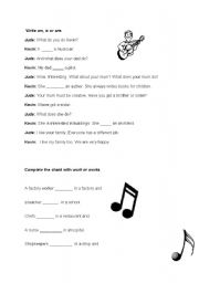 English worksheet: Jobs