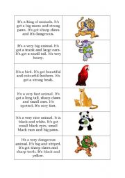 Animals descriptions 