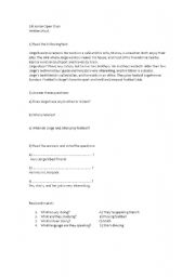 English worksheet: Simple Present reading