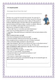 English Worksheet: The businessman