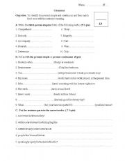 English Worksheet: present simple ans continuous short quiz