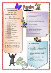 English Worksheet: Passive voice