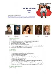 English Worksheet: How I Met Your Mother, Season 1, Episode 1, Pilot