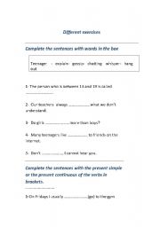 English worksheet: apply your language