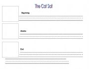 English Worksheet: The Cat Sat