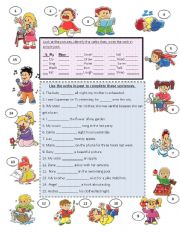 English Worksheet: Regular and irregular verbs / simple past