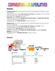 English Worksheet: Comparative and Superlative