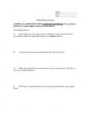 English Worksheet: Obama Education Speech, Wakefield High School