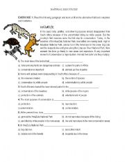 English Worksheet: Natural Resources