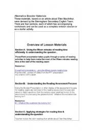 English Worksheet: English KS3