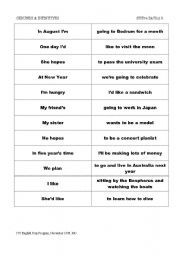 English worksheet: gerunds - infinitives