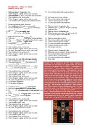 English Worksheet: Paradise City - Guns n Roses