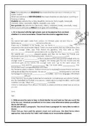 English Worksheet: Email fill in with adverbs