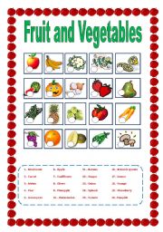 Fruit and Vegetables