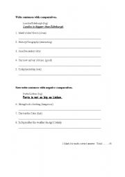 English worksheet: Test adjectives and modals