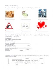 English worksheet: Angels