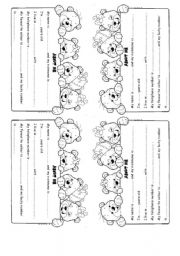 English Worksheet: About me