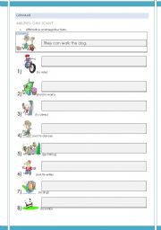 English worksheet: ABILITIES: CAN & CANT