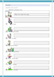 English Worksheet: ABILITIES: CAN & CANT