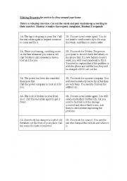 English Worksheet: Making requests/complaints