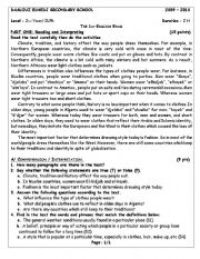 English Worksheet: exam