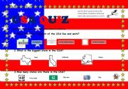 USA QUIZ. 3pages.Editable