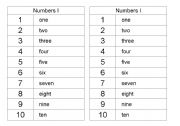 English worksheet: SPELLING GAME NUMBERS