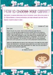 Reading- how to choose your career