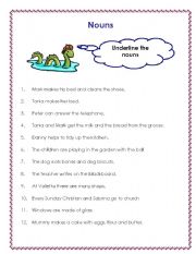 English worksheet: Nouns