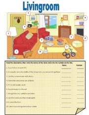 English Worksheet: Parts of the house 2