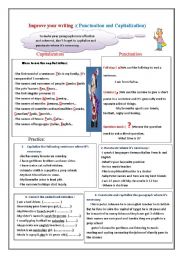 English Worksheet: Improve your writing