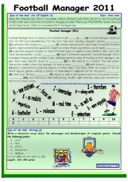 Football Manager 2011/Use of English/ Writing B2 *** REUPLOADED