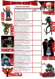 FAMOUS MONSTERS DESCRIPTIONS 1