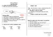 English Worksheet: Gerund