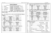 English Worksheet: Degrees of Adjectives