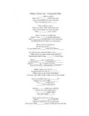 English worksheet: When I Grow Up - Pussycat Dolls