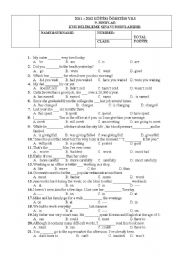 A2 Level Placement Test