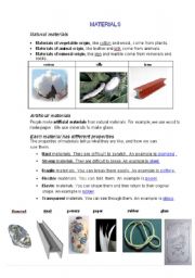 MATERIALS AND PROPERTIES OF MATERIALS