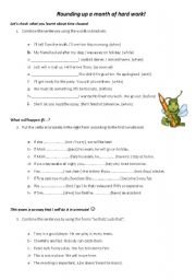 English Worksheet: ROUNDING UP!