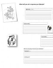 English worksheet: FUTURE TENSE WORKSHEET