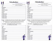 English Worksheet: introduction