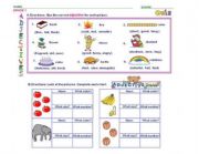English Worksheet: numbers, size, etc